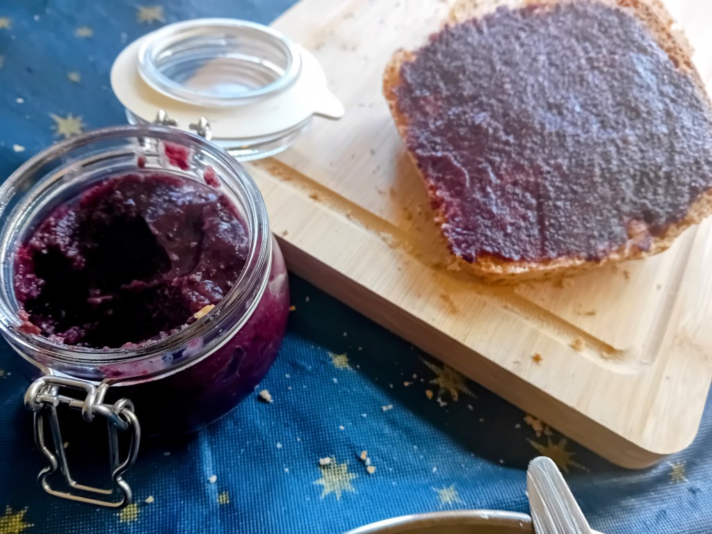 Fruitspread met blauwe&nbsp;bessen