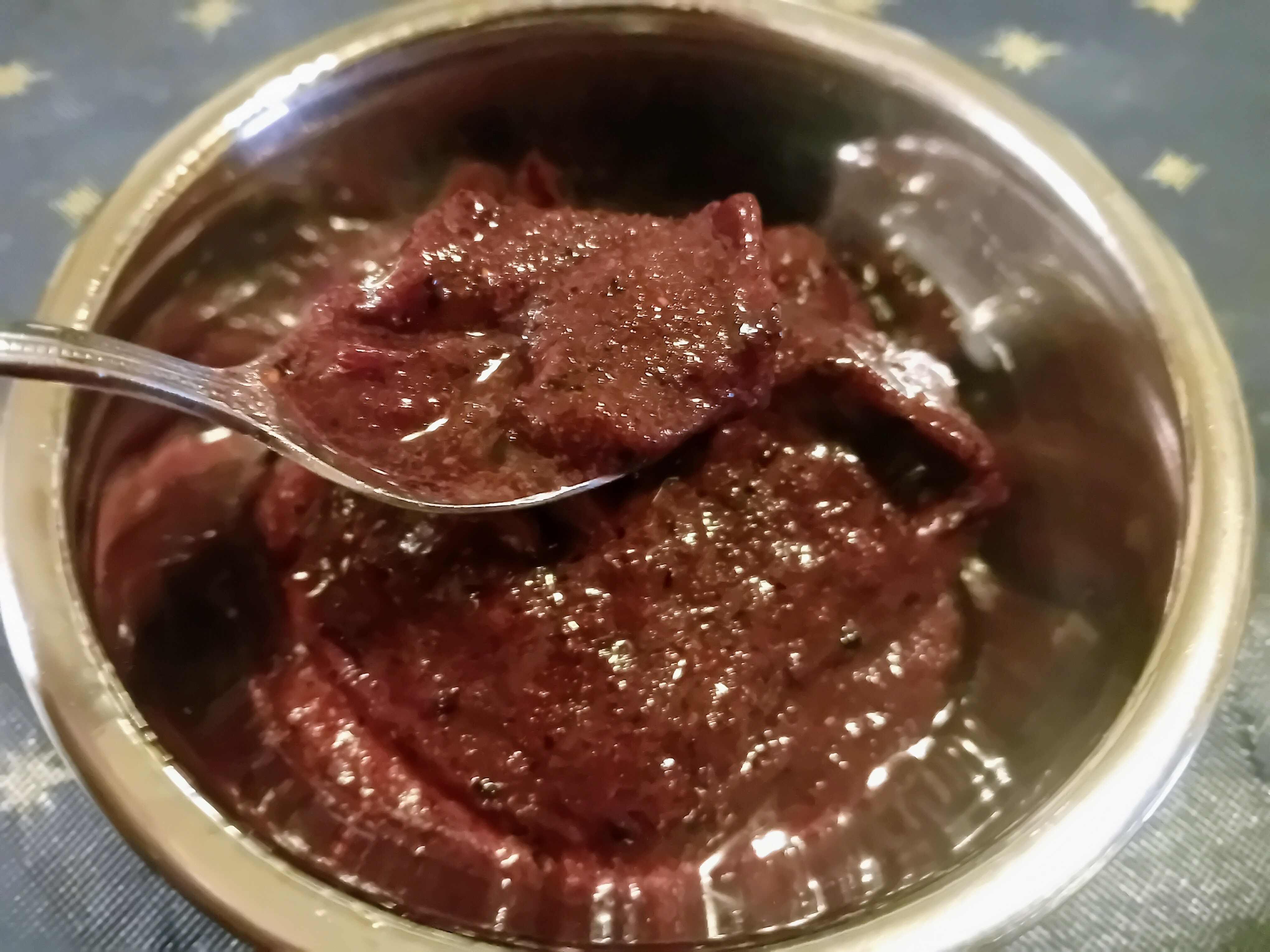 Blauwe Bessen ijs (vegan)