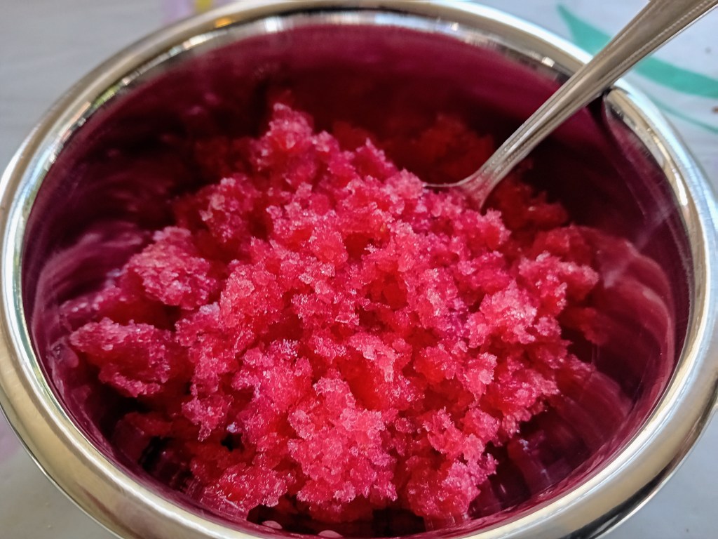 watermeloen granita