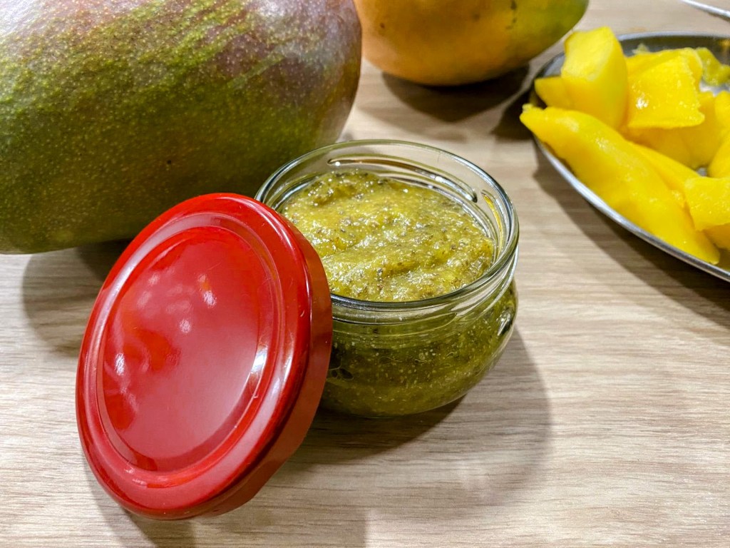 recept voor mango fruitspread met chia zaad